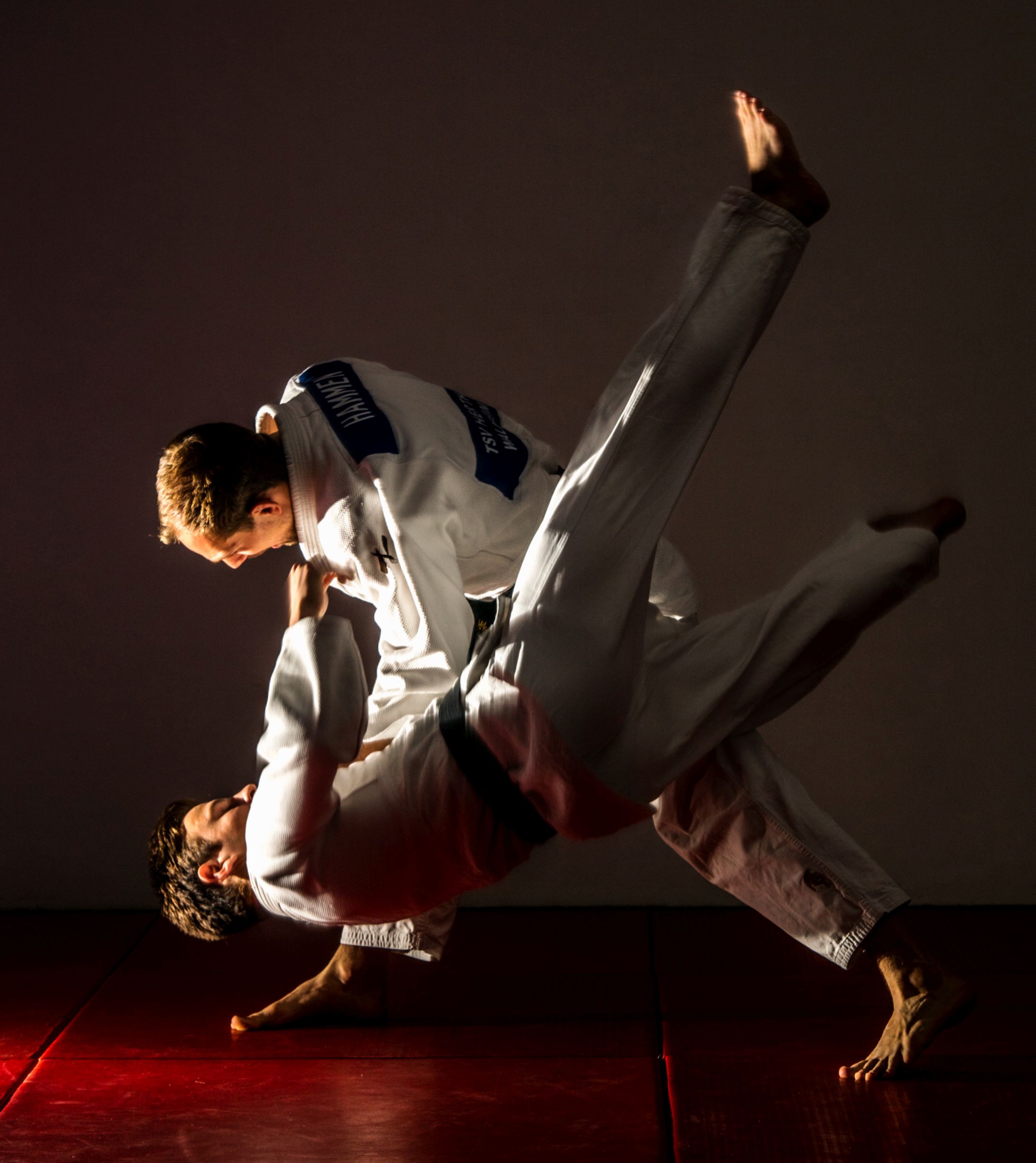 Judoka beim Training