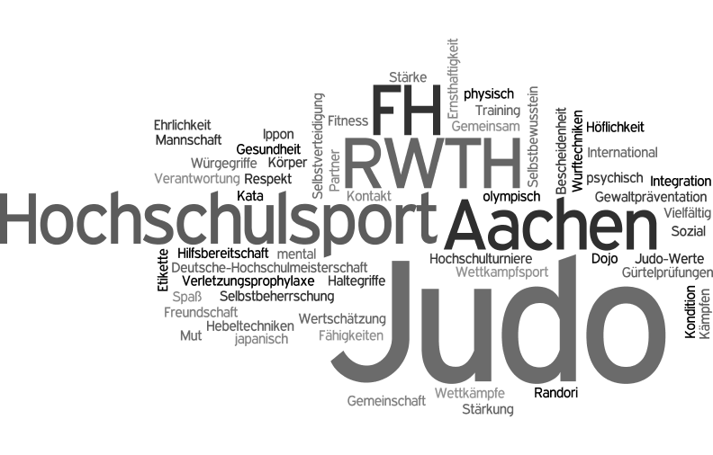 Begriffe rund um Judo und die WG Aachen